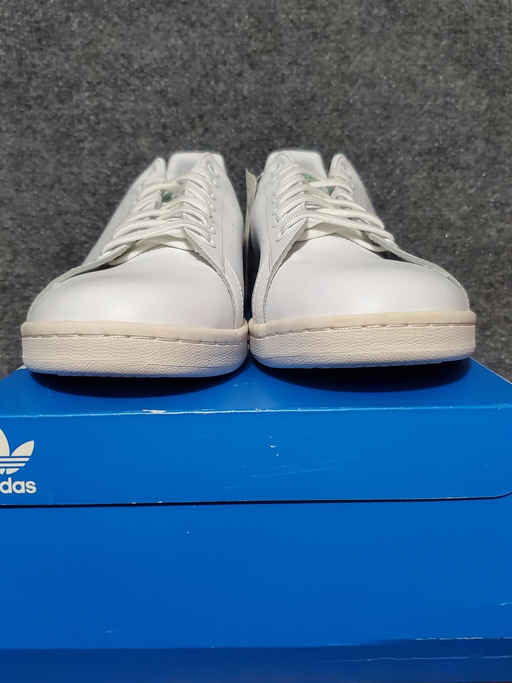 Adidas Stan Smith Sneaker Shoes Green White Leather Mens Size 14.5 New M20324 - Picture 8 of 11